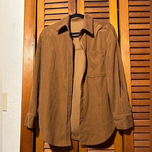 Copper, corduroy button down
